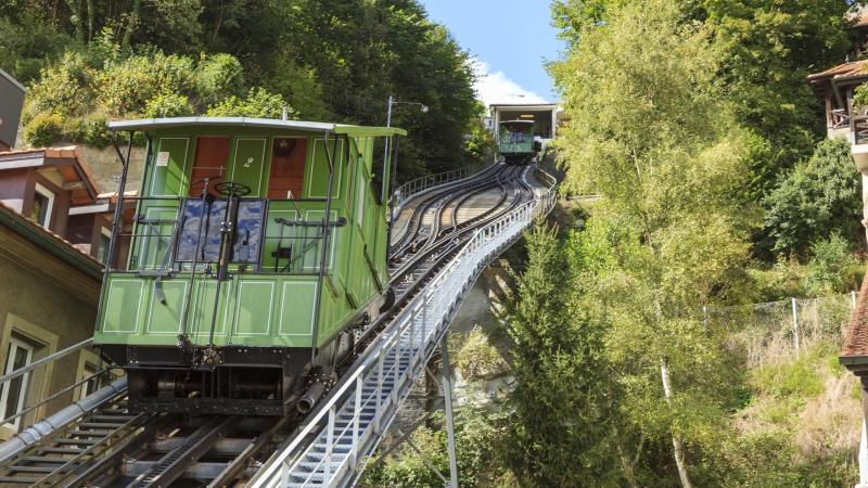 Le funiculaire de Fribourg