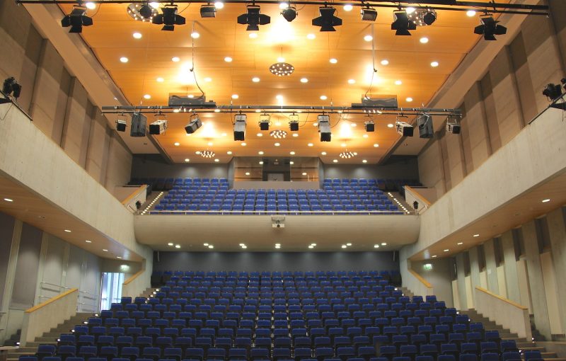 Vue intérieure de la salle de spectacle