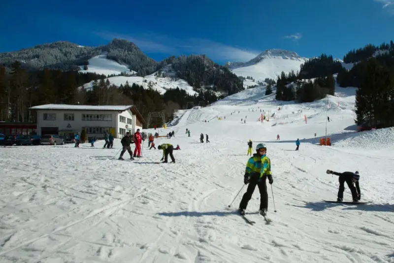 Une piste de ski du Lac Noir