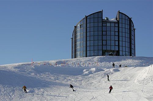 Le restaurant tournant du Kuklos à la Berneuse