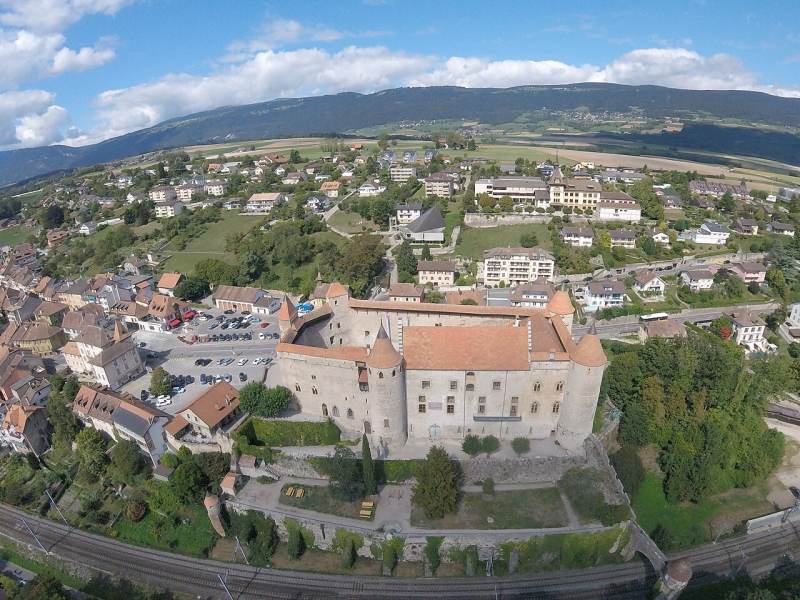Le château de Grandson en 2015
