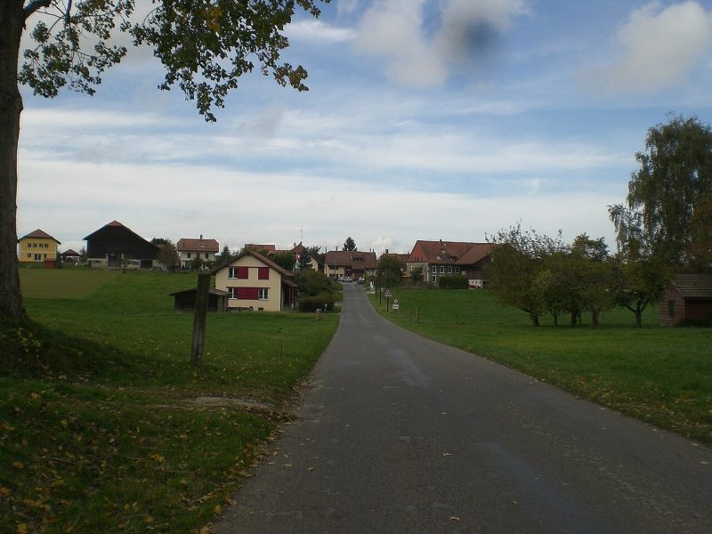 L'entrée du village de Boulens
