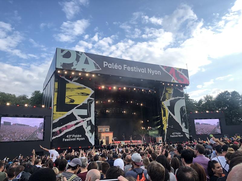 La grande scène du Paléo à son édition 2018