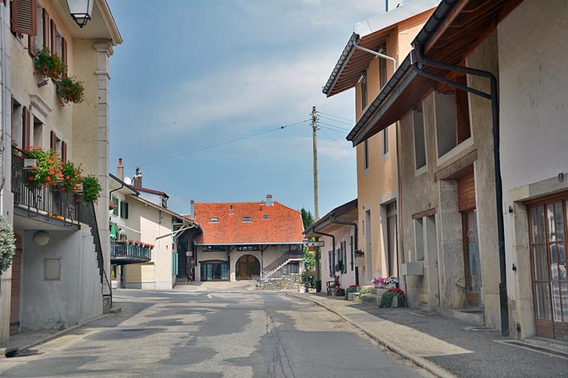 Le centre de Le Vaud