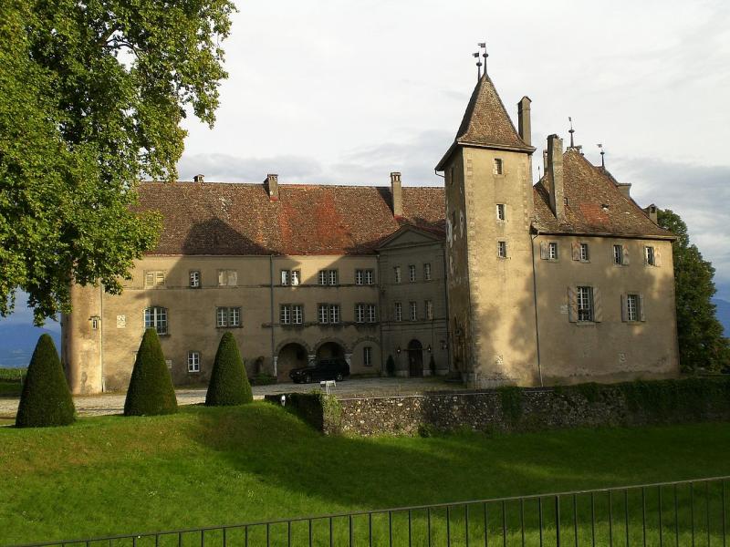 Le château d'Allaman.