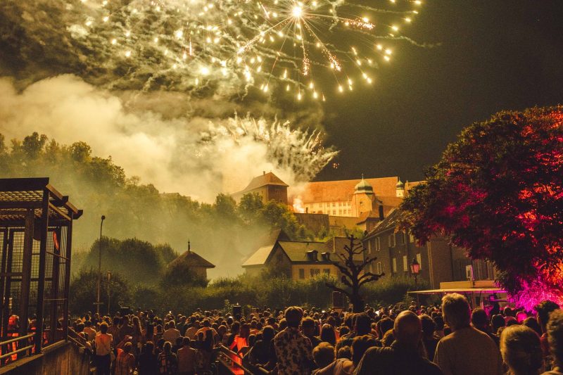 Feu d'artifices à la Braderie de Porrentruy en 2024