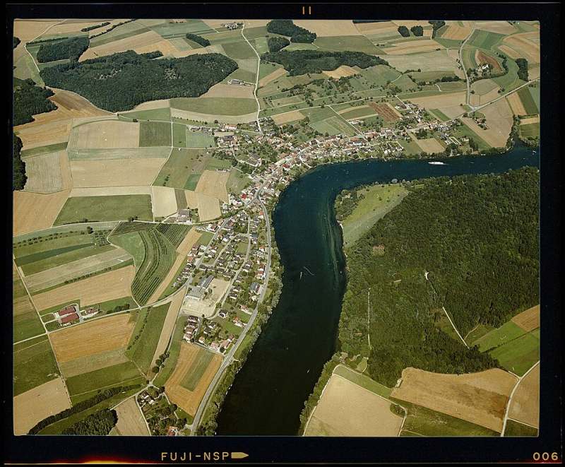 Büsingen vu du ciel en 1985