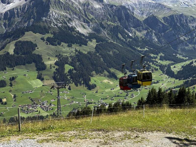 Télécabines pulsée de Tschentenalp