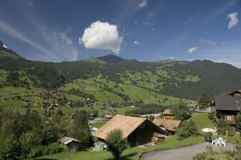Vue du village de Grindelwald