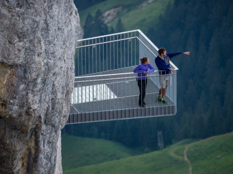 La plateforme panoramique du Stockhorn